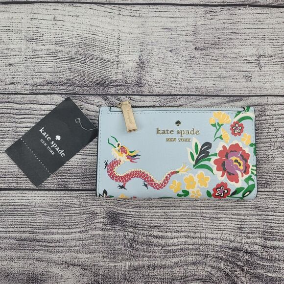 Kate Spade Lunar Year Of The Dragon Bifold Wallet NWT! Gorgeous!! KE689 - Picture 1 of 7